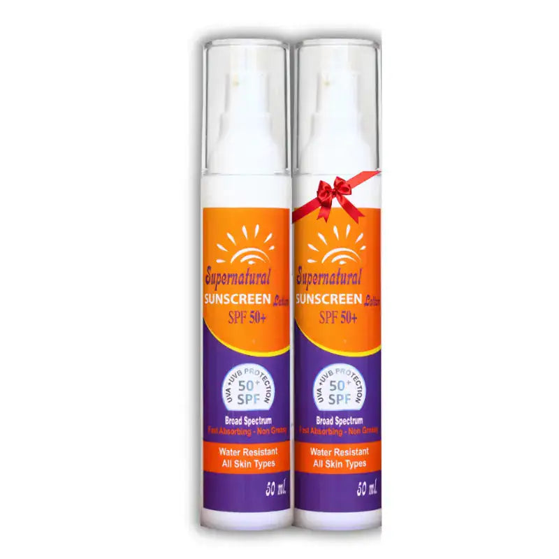 SuperNatural Sunscreen lotion offer1+1