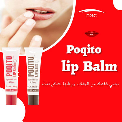 Poqito Lip Balm With hyaluronic acid and honey - e-impact