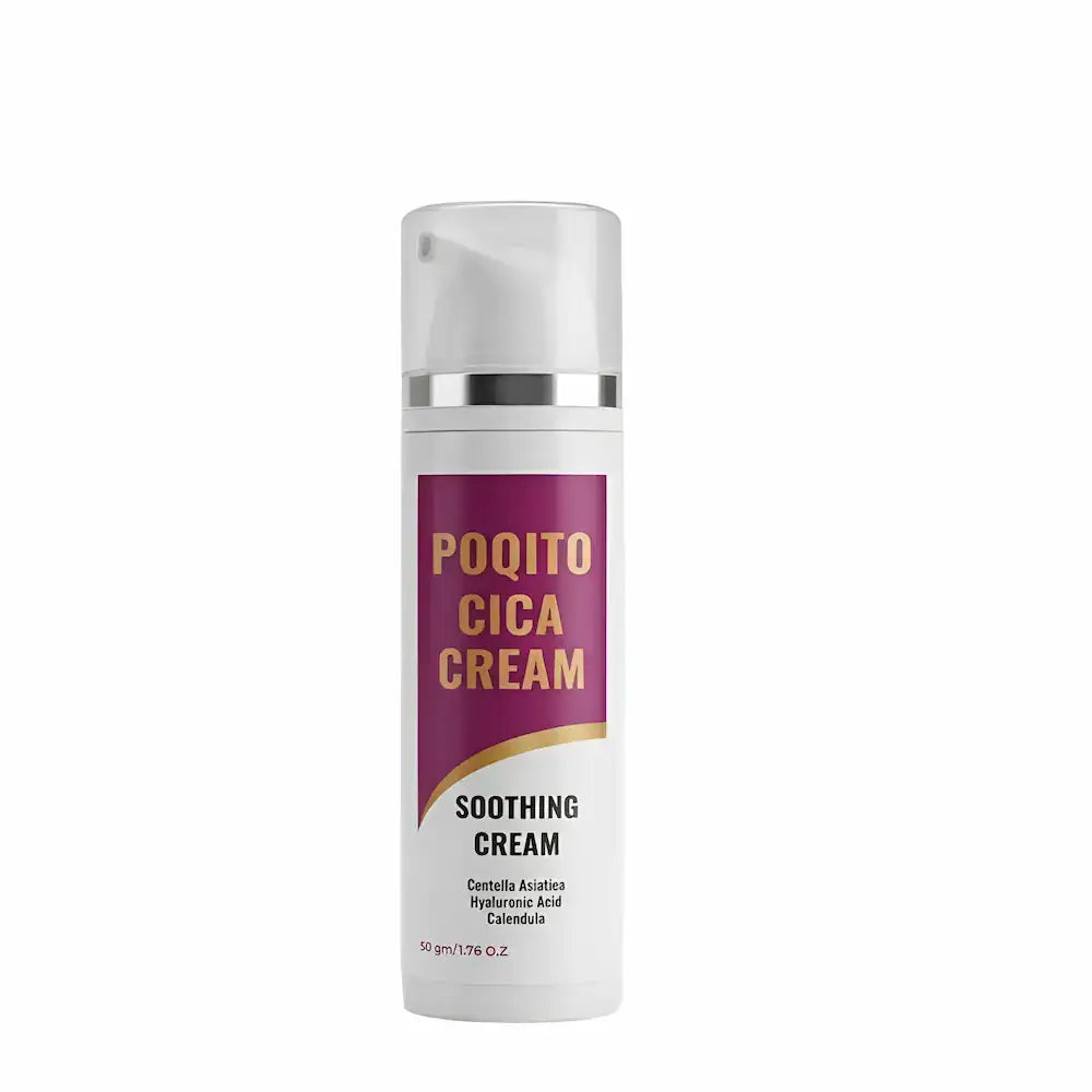 Poqito Cica Cream for repairing damaged skin barrier